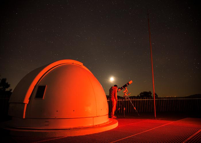  visita nocturna al observatorio astron�mico del Cabezo de la Jara