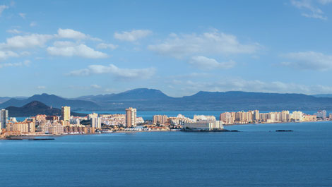 Beaches with Q in La Manga del Mar Menor