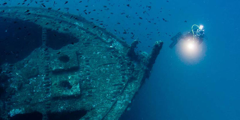 Buceo en<br> <strong>Cabo de Palos<strong>