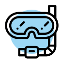 Icono Sum�rgete y explora fondos marinos y experiencias submarinas.